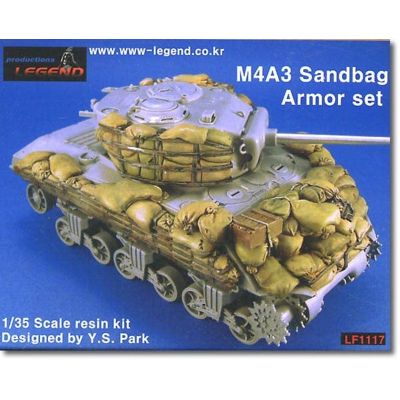 1/35 M4A3 Sandbag Armor Set #2 w/turret
