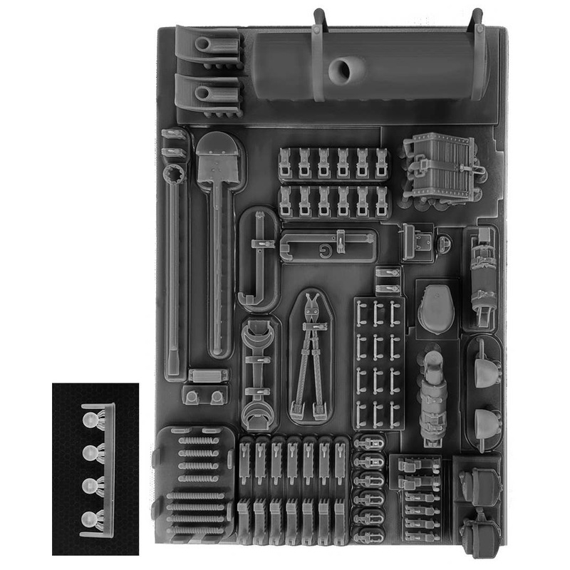 1/35 Panzer IV F type/G type 3D Parts Set [for :MM35374,35378,25208]
