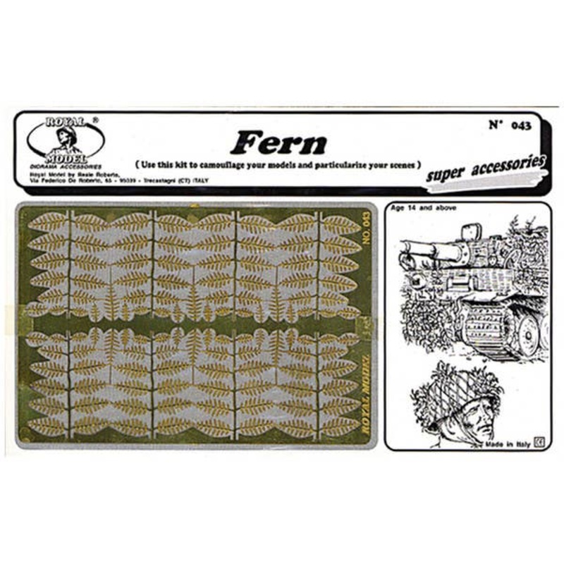 1/35 Photo-etched Metal Ferns