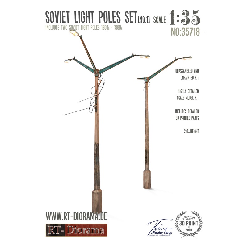 1/35 Soviet Light Poles Set No. 1