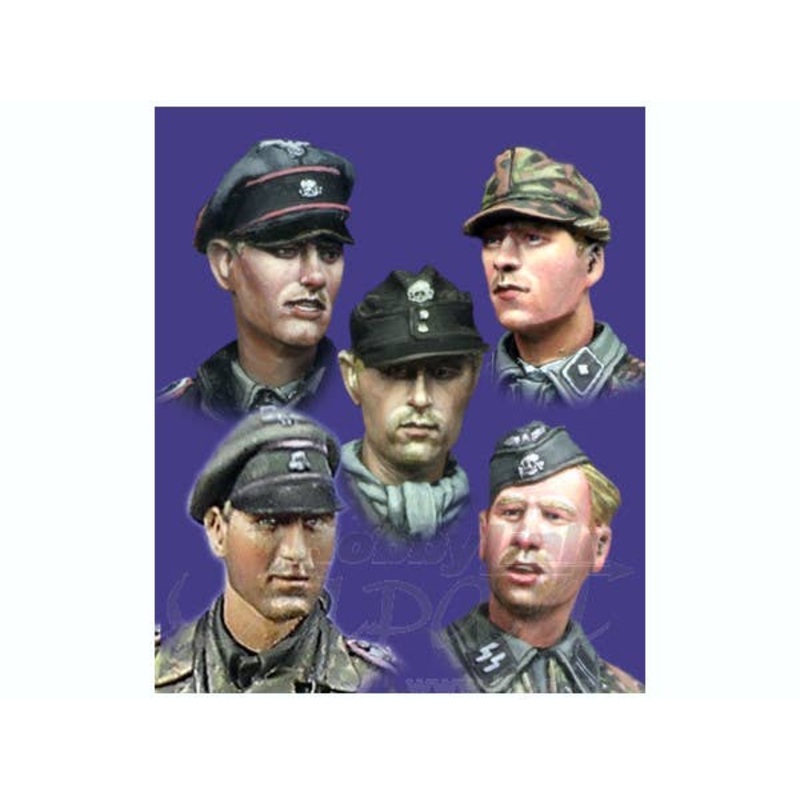1/35 WSS Panzer Heads Set #1