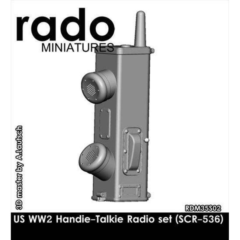 1/35 WW.II US Handie-Talkie Radio Set (SCR-536) 6 Pieces