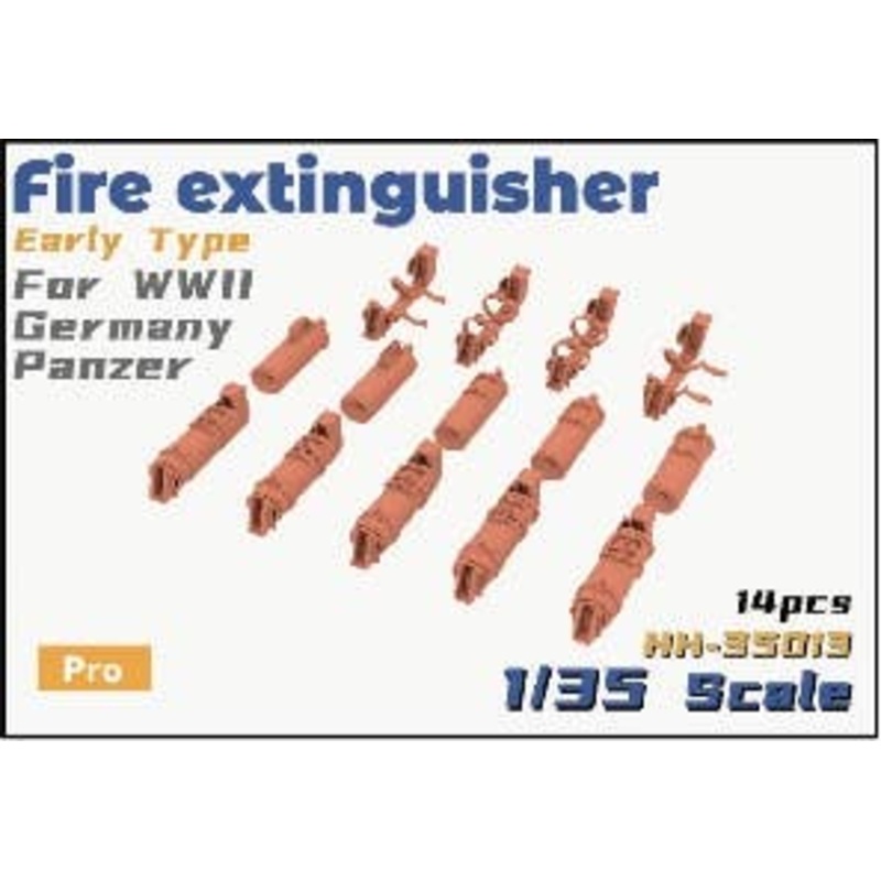 1/35 WWII German Tank Fire Extinguisher Early Set
