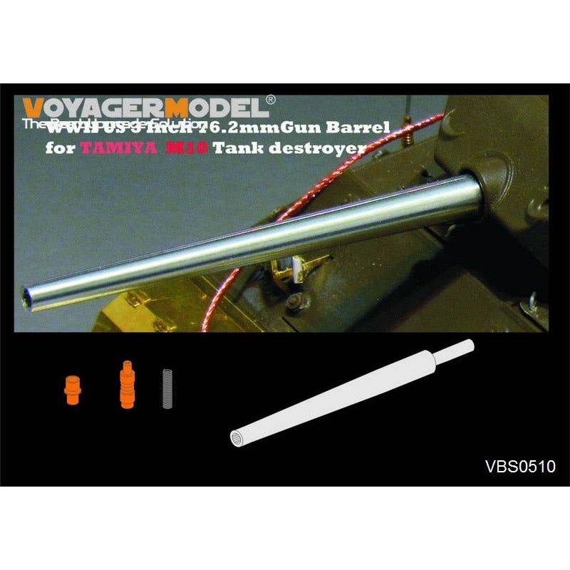 1/35 WWII US 3 Inch 76.2mm Gun Barrel