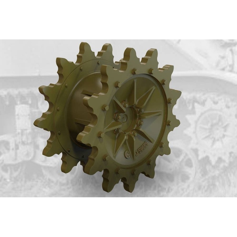 US Light Tank M5/M5A1/M8 HMC Drive Sprockets (13-Teeth)