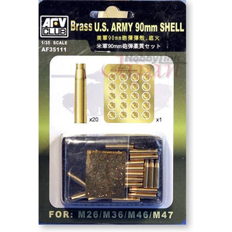 1/35 Brass US Army 90mm Shell