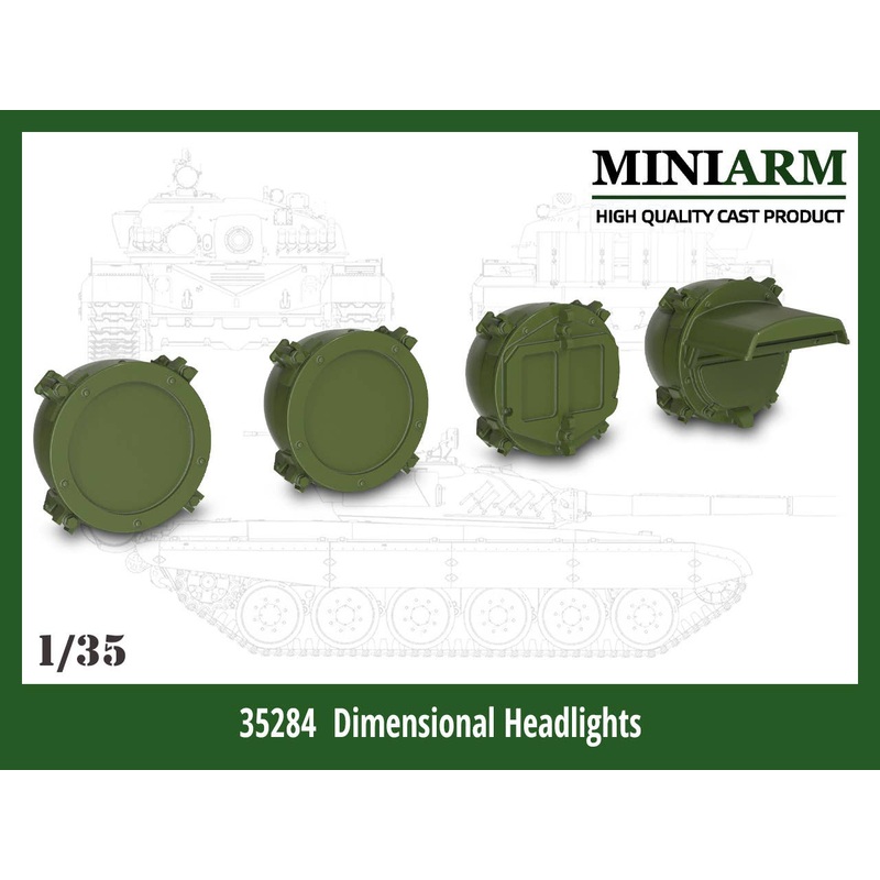1/35 Current Russian/Soviet various light set (4 pieces)
