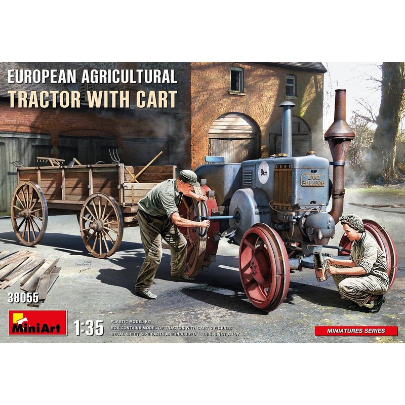 1/35 European Agricultural Tractors With Cart