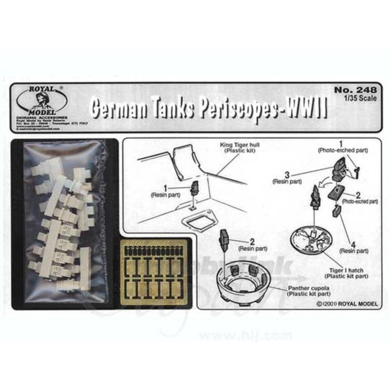 1/35 German Tank Periscopes