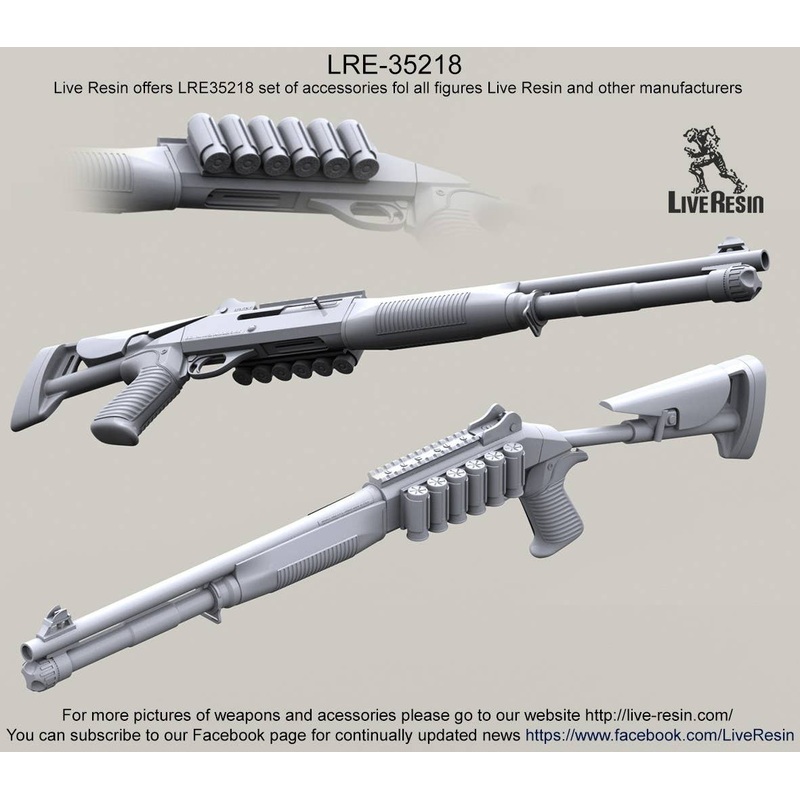1/35 M1014 Benelli M4 Super 90 Tactical Shotgun w/ Loading Accelerator