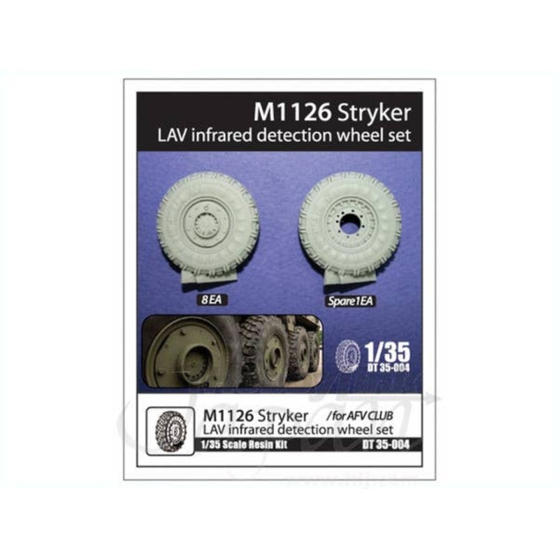 1/35 M1126 Stryker LAV Infrqred Detection Wheel Set (for AFV Club)