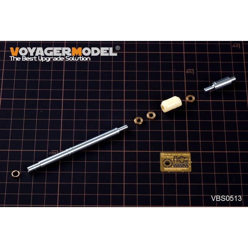 1/35 Modern German Rh-M-120 L/55 120mm Gun Barrel (Leopard2A7 used) for All
