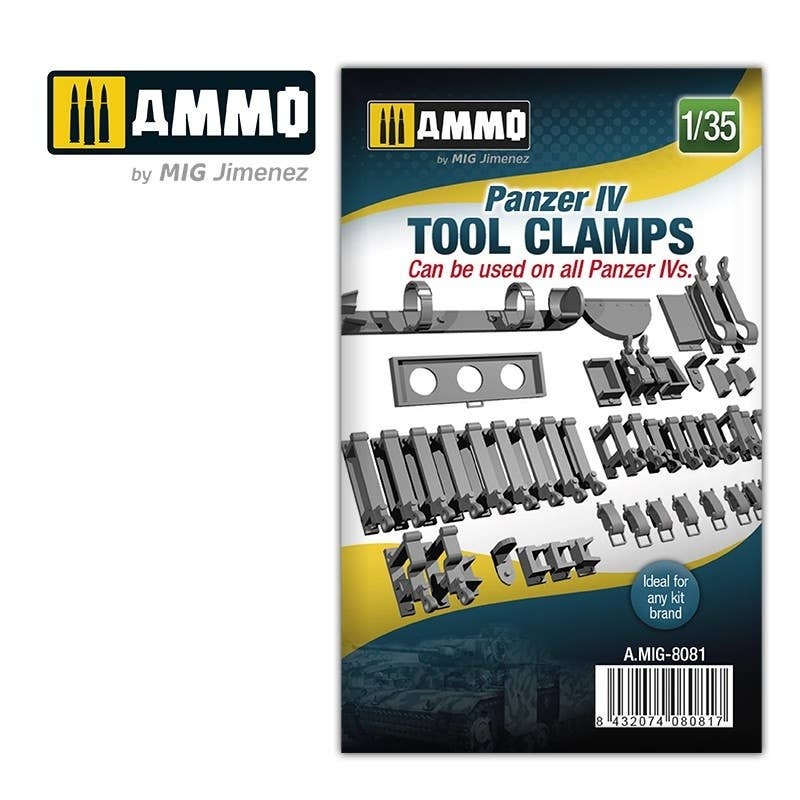 1/35 Panzer IV Tool Clamps Set