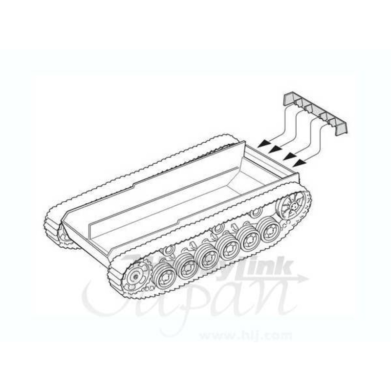 1/35 Pz.Kpfw II Correction Rear hull Armor