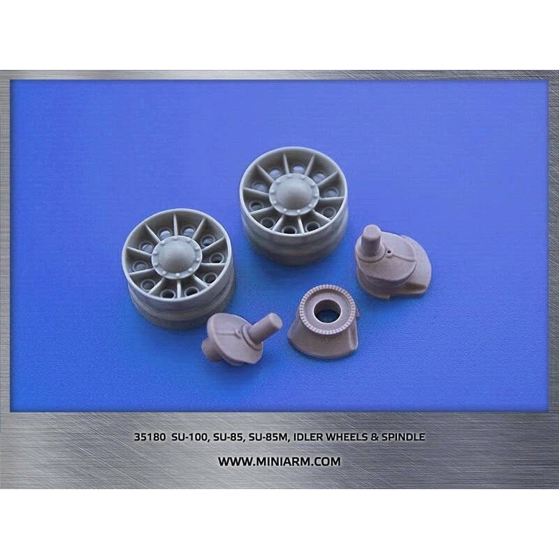 1/35 SU-100, SU-85, SU-85M, Idler Wheels & Spindle