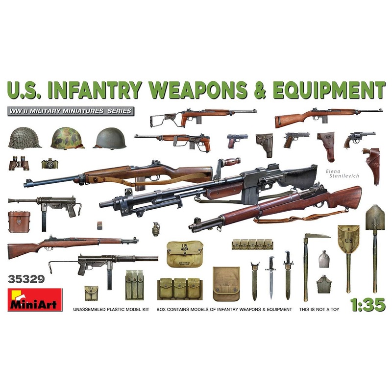 1/35 U.S. Infantry Weapons & Equipment Set