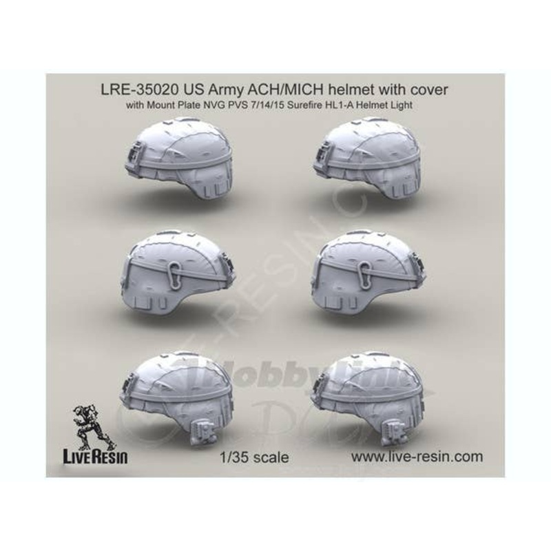 1/35 US Army ACH/MICH Helmet with Cover