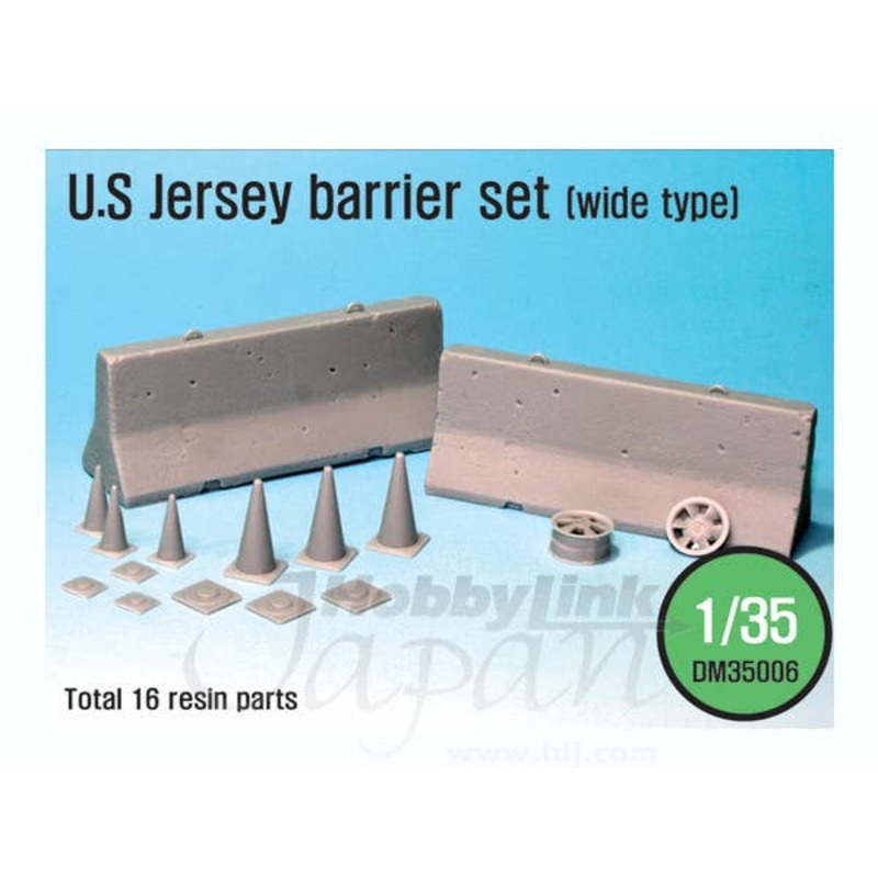 1/35 US Jersey Barrier Set (Wide Type)