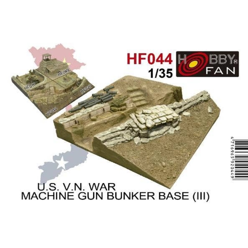 1/35 US Vietnam War Machine Gun Bunker Base (III)