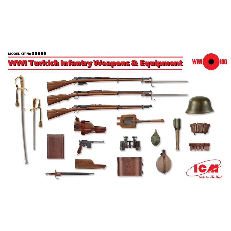 1/35 WWI Turkich Infantry Weapons & Equipmen