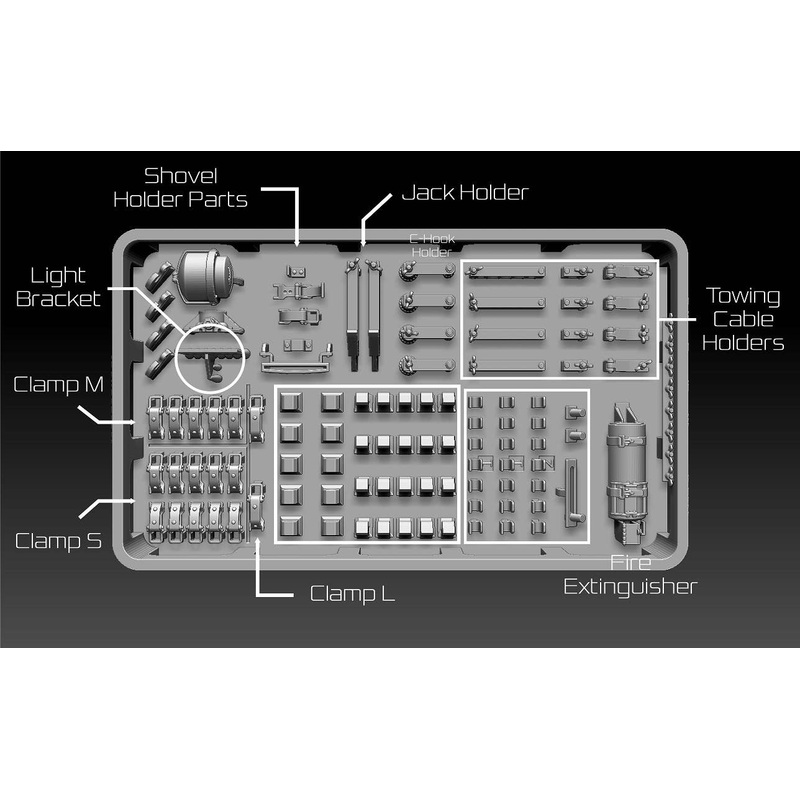 1/35 WWII German King Tiger Heavy Tank Detail Set