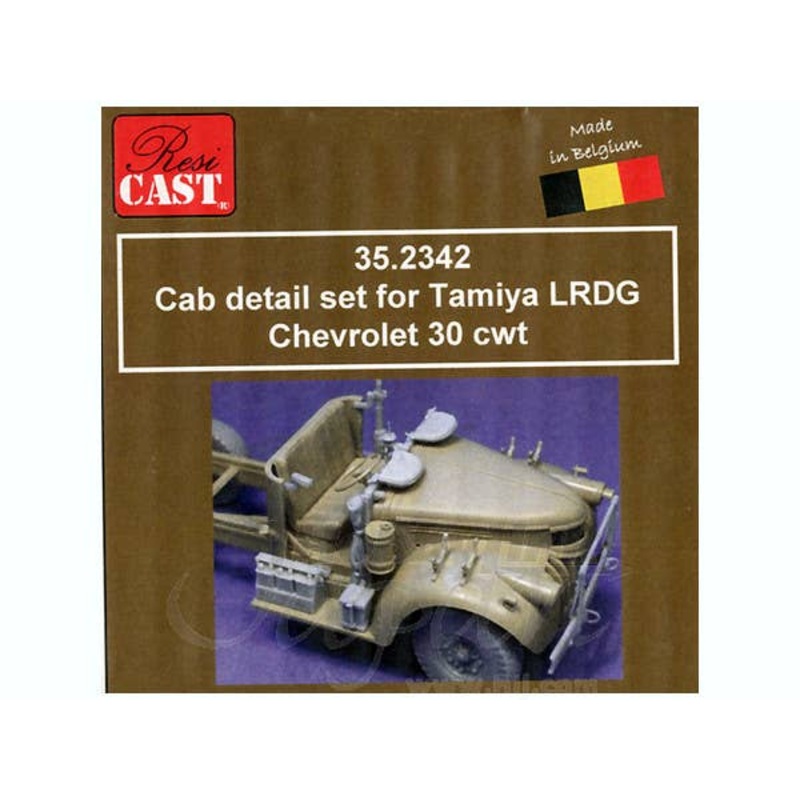 1/35 Cab Detail Set for LRDG Chevrolet 30 cwt (for Tamiya)