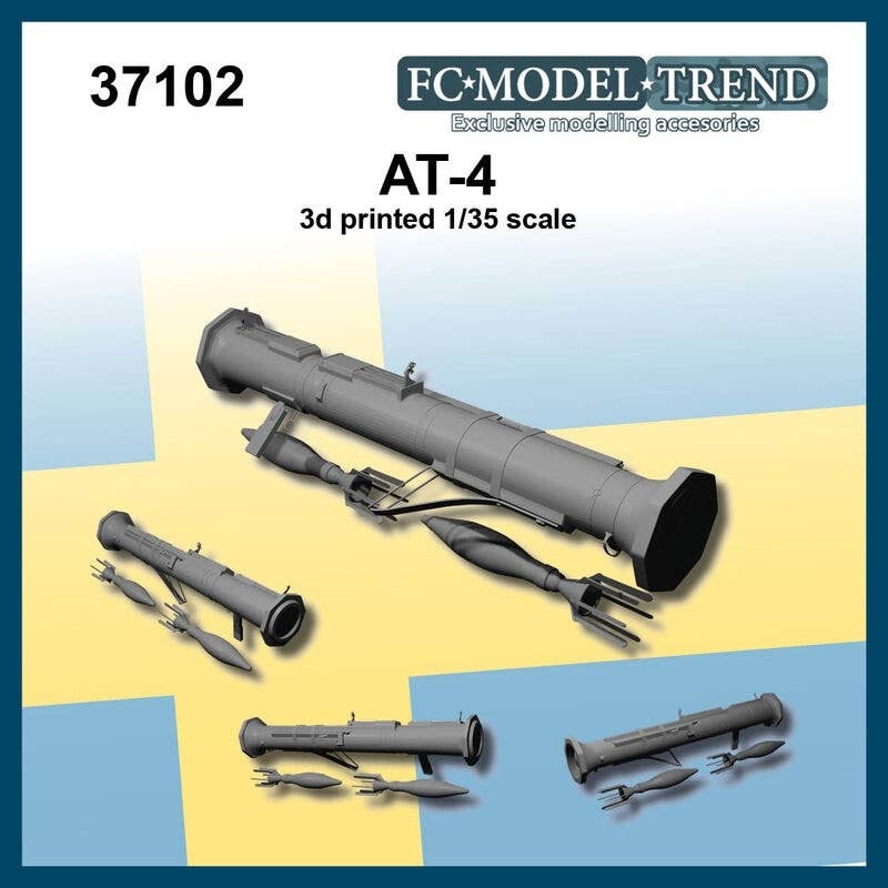 1/35 Current Use Swedish AT-4 Recoilless Gun