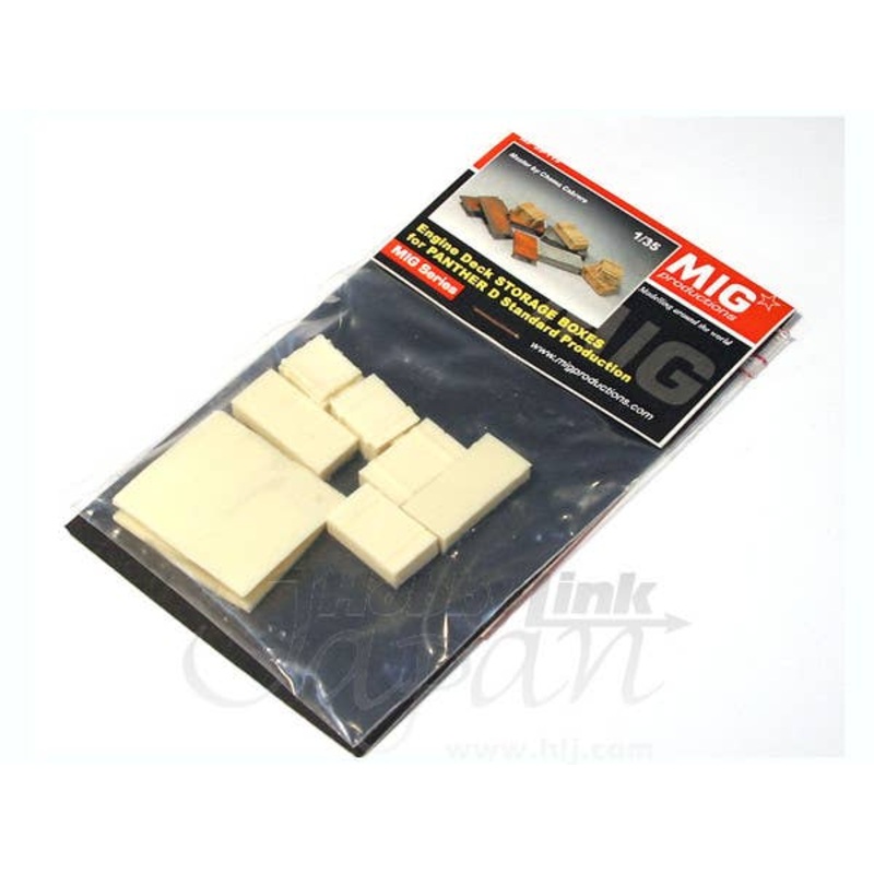 1/35 Engine Deck Storage Boxes for Panther D Standard Production