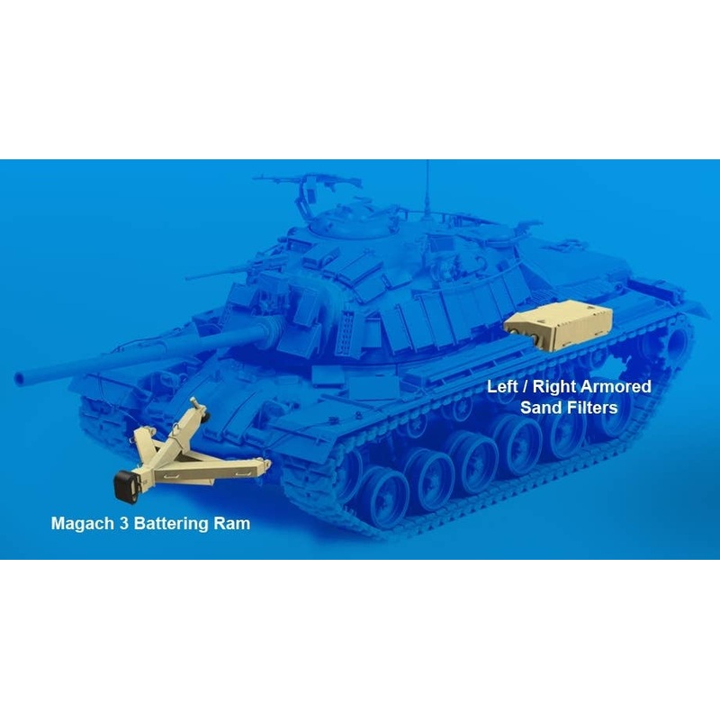1/35 Magach 3 Battering Ram & Left/Right Armored Sand Filters