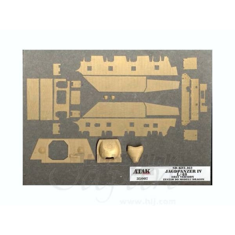 1/35 Sd.Kfz.162 Jagdpanzer IV L/48 Early Zimmerit Set (for Dragon)