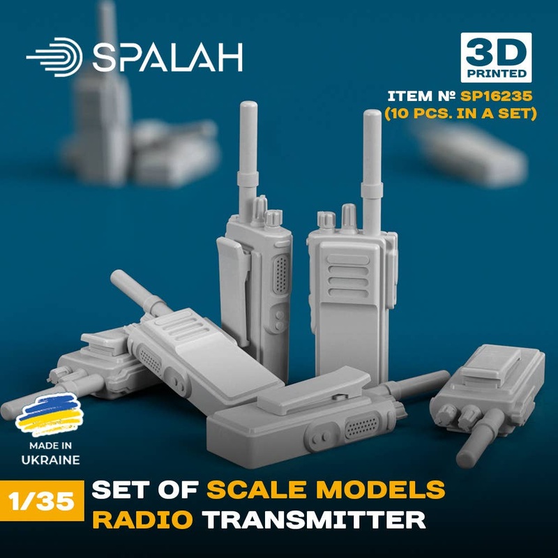 1/35 Set of scale models Radio transmitter, (10 pcs)