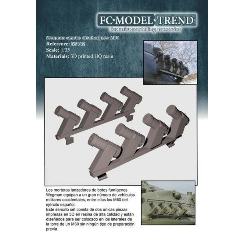 1/35 Smoke Discharge Set for M60 Patton