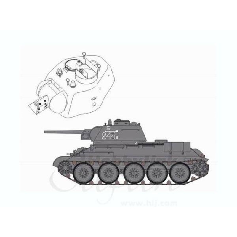 1/35 T-34/76 model 1943 Chtz