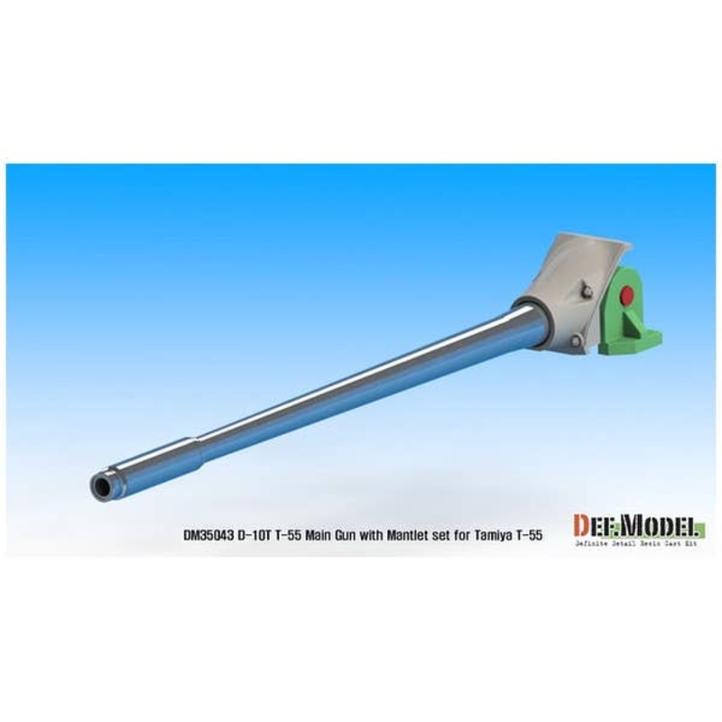 1/35 T-54/55 D-10T 100mm Metal Barrel w/ Mantlet (for Tamiya)