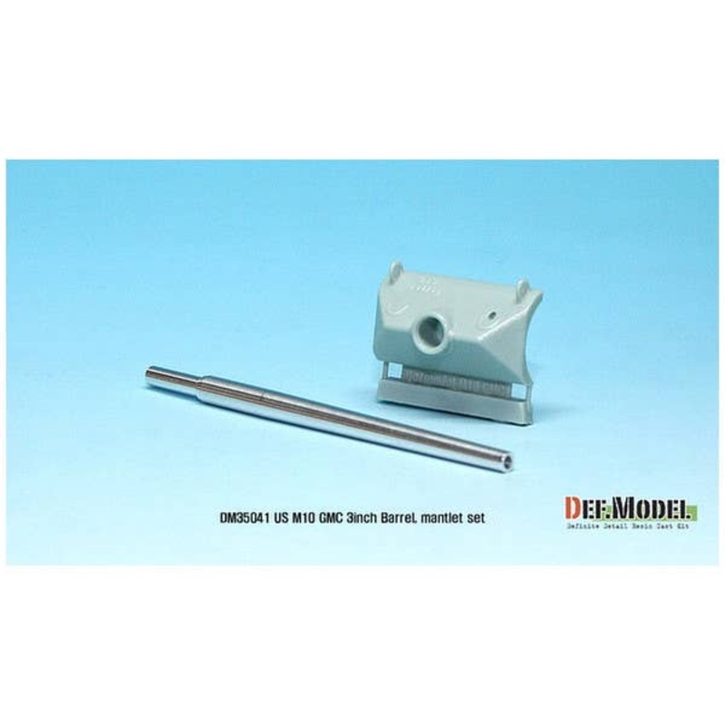 1/35 US M10 3inch Gun Metal Barrel w/ Mantlet Set (for Academy)