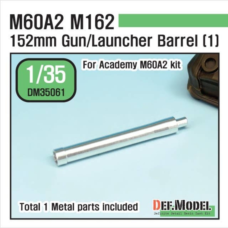 1/35 US M60A2 M162 Metal Gun Barrel #1 (Academy)