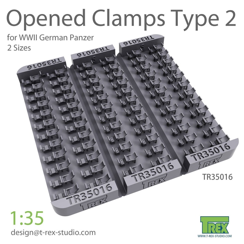 1/35 WWII German Clamp Type 2 Open