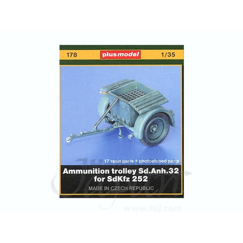 1/35 Ammunition Trolley Sd.Anh.32 for Sd.Kfz.252