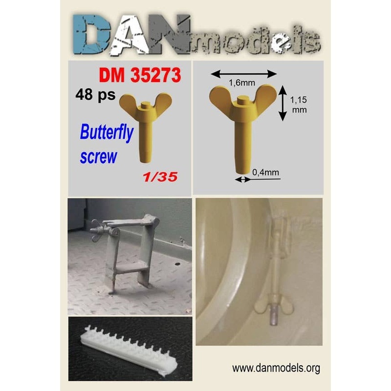 1/35 Butterfly screw, 48 pcs