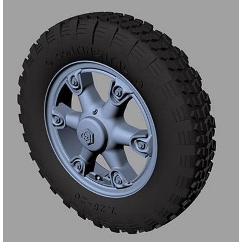 1/35 German Krupp L3H163 Tire Wheel For Wasteland