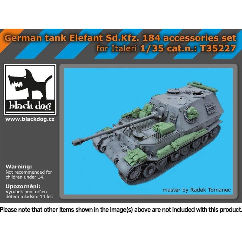1/35 Germany Sd.Kfz.184 Accessory Set for Elephant (for Italeri)