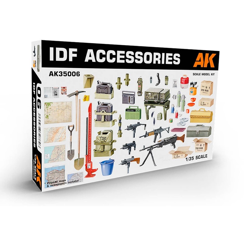 1/35 IDF Israel Defense Forces Small Arms & Accessory Parts Set