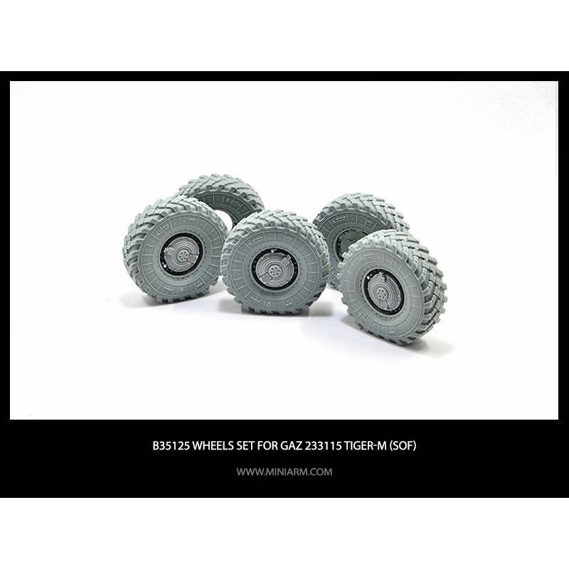 1/35 Wheels set for GaZ 233115 Tiger-M (SOF)