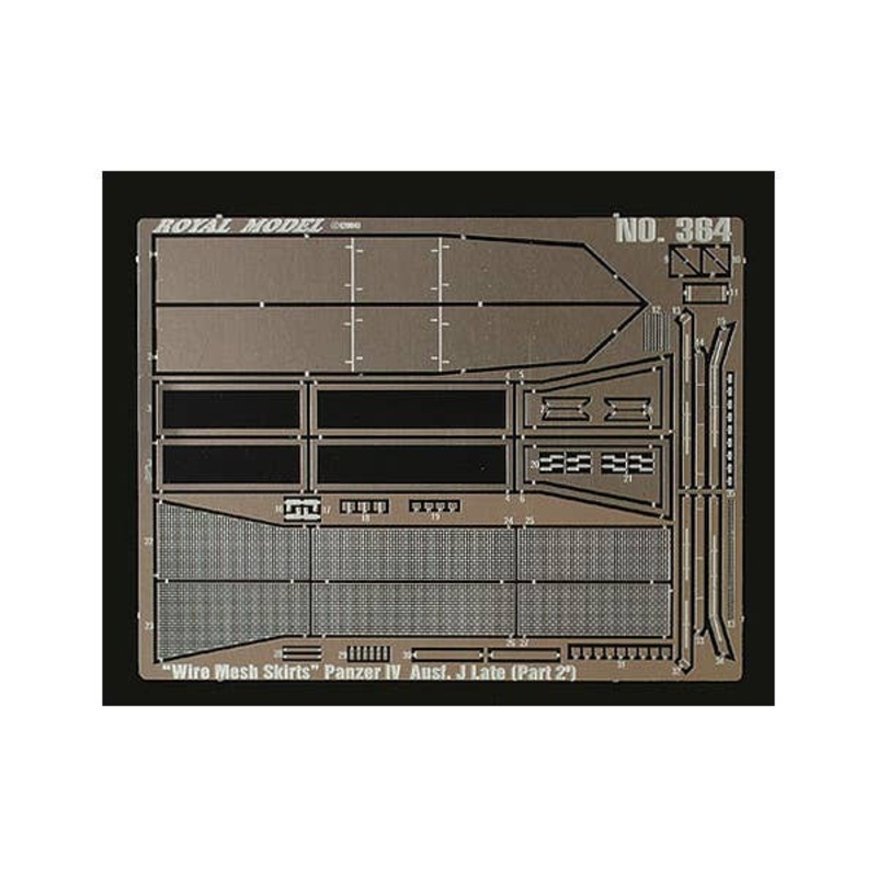 1/35 Wire Mesh Skirts Panzer IV Ausf. J Late Part 2