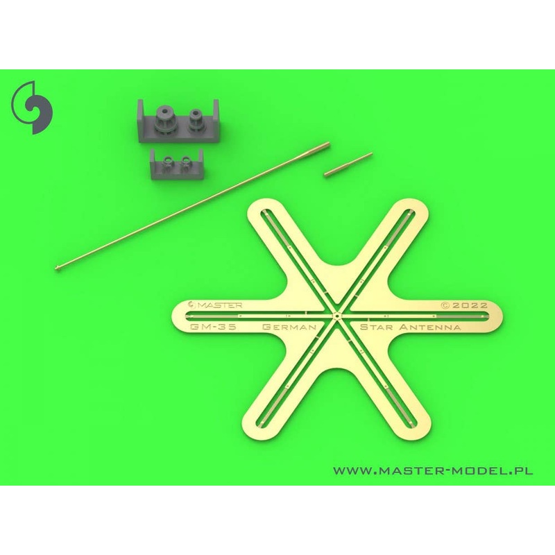 1/35 WWII German 1.8m Star Antenna Set (1 for Command Tank)