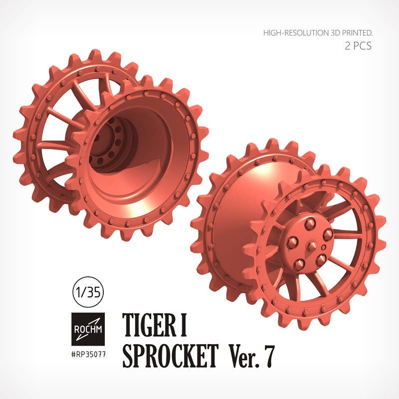 1/35 WWII German Tiger I Heavy Tank Starting Wheel Ver.7