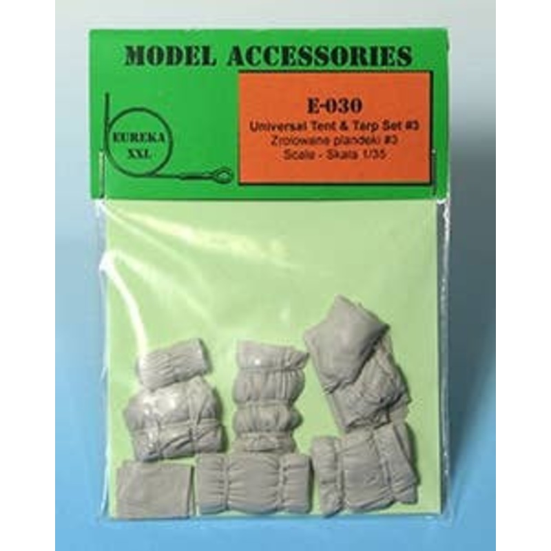 1/35 General Purpose Tent & Tarpaulin Set #3 (7pcs Set)