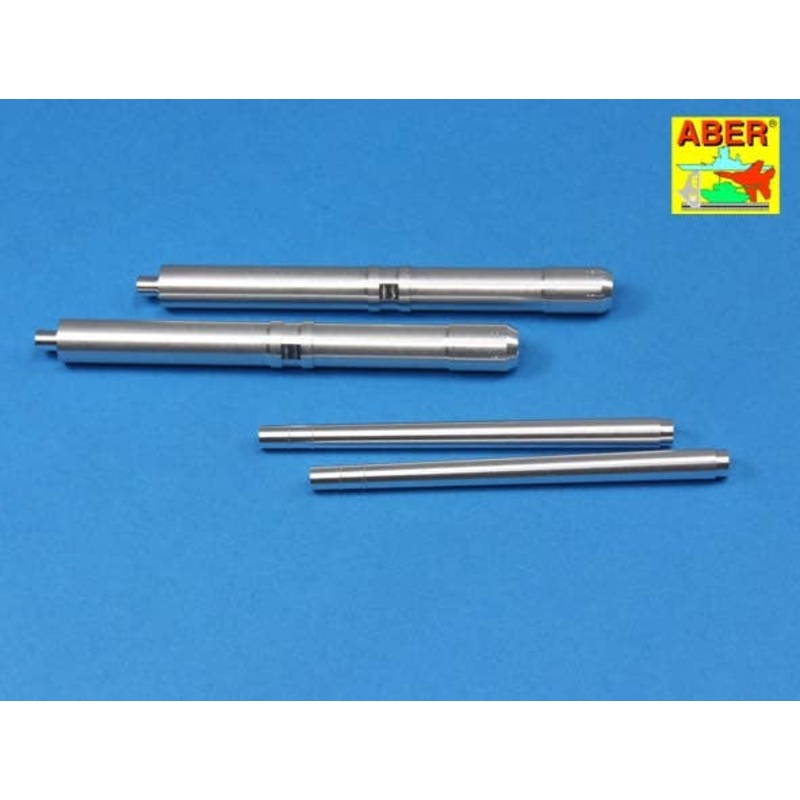 1/35 German 128mm L/61 Barrels for Anti-Aircraft 12.8cm FlaK 40 Zwilling