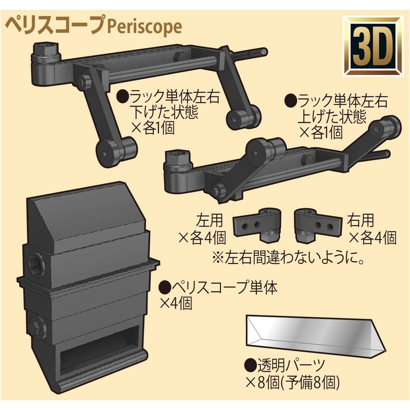 1/35 Nashorn 3D Periscope Set