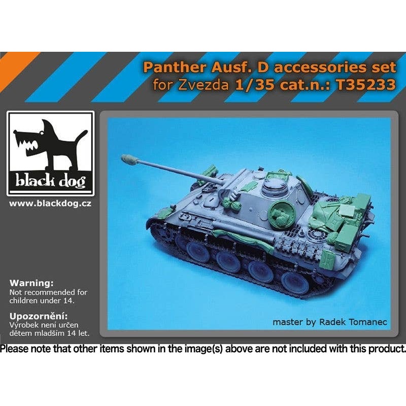 1/35 Panther D Type Accessory Set (for Zvezda)
